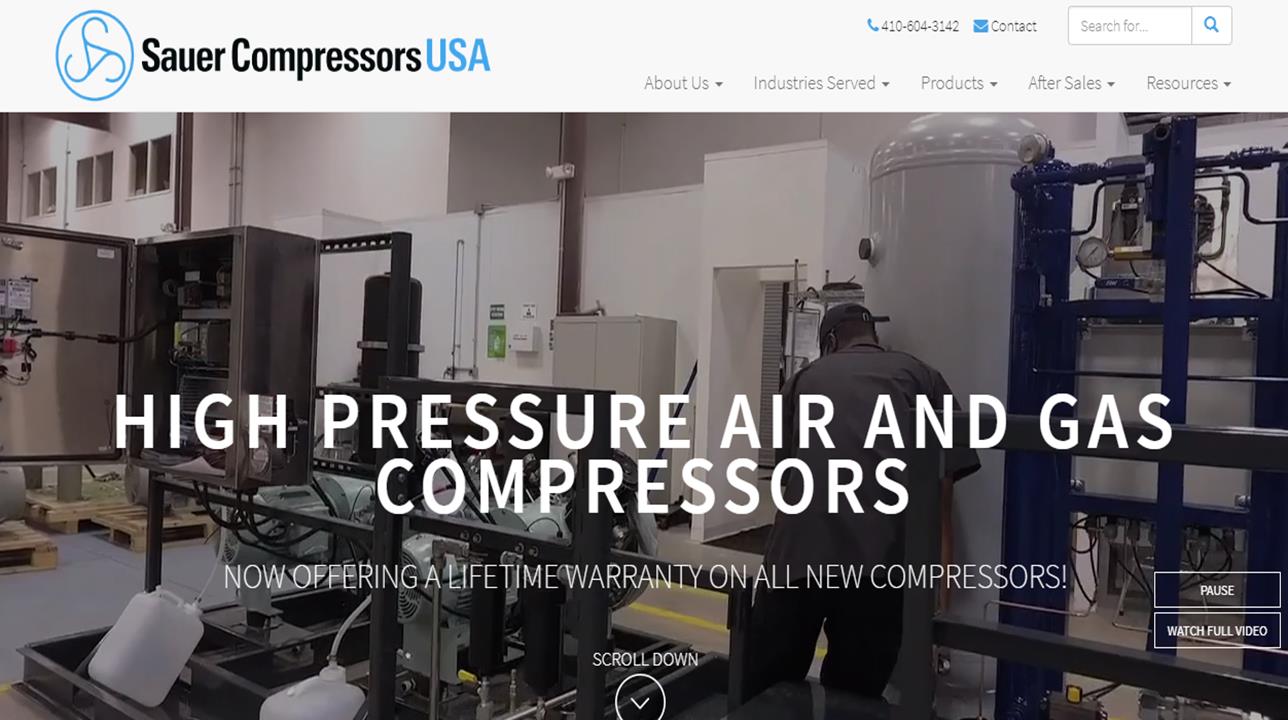 Sauer Compressors USA, Inc. Air Compressor Manufacturers