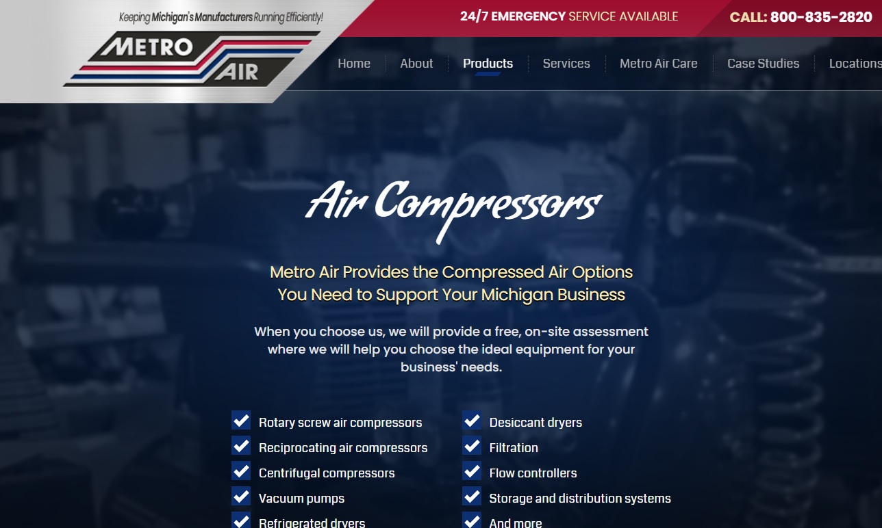 Metro Air Compressor 