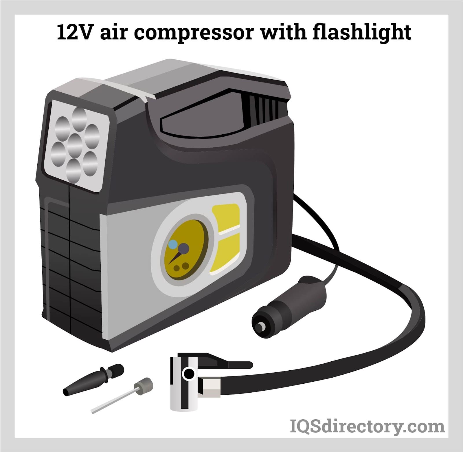 12 Volt Air Compressor with USB Charging Port