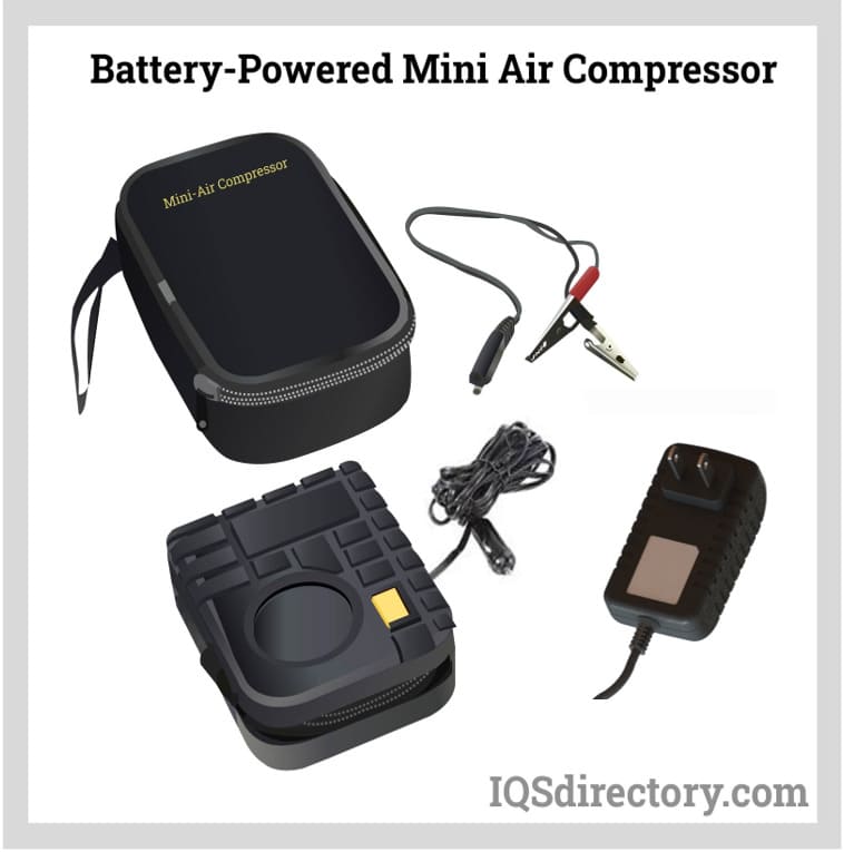 battery powered mini air compressor